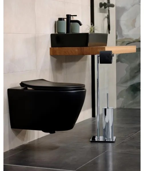 WENKO 18562100 - RECCO WC-kefe 20x71,5 cm, fényes króm