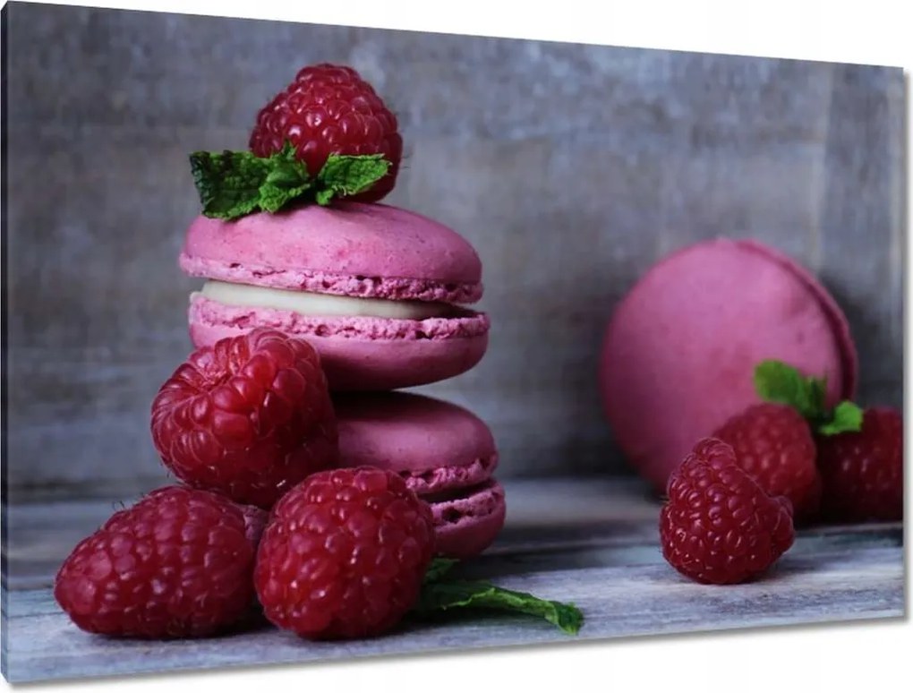 Vászonkép 120x80 Málnás keksz