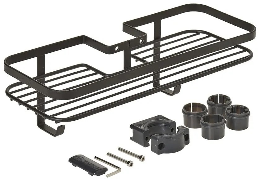 Origin fekete fürdőszobai polc - Metaltex