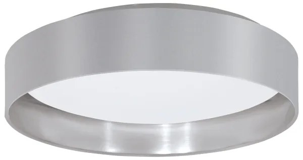 Eglo 31623 - LED mennyezeti lámpa MASERLO, 16 W, 230 V, átmérő 40,5 cm, szürke/ezüst