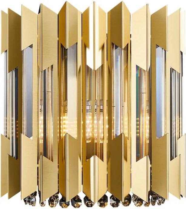 MILAGRO ML0397 RITZ Kristály Fali Lámpa Arany E14 IP20
