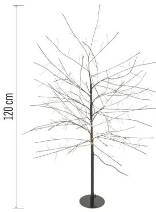 LED kültéri karácsonyi dekoráció 600xLED/3,8W/230V 120 cm meleg fehér IP44