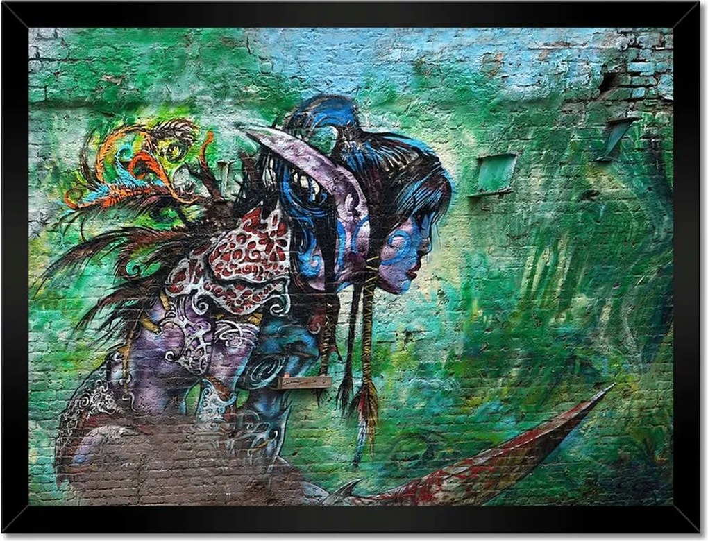 Poszterek keretben 40x30 Graffiti Utcaművészet