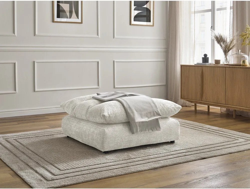 Fehér zsenília lábtartó Neil – Bobochic Paris