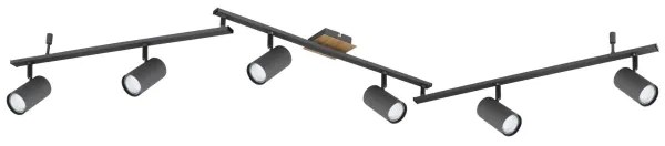Globo 57910-6G - spotlámpa ROBBY 6xGU10/35W/230V antracit