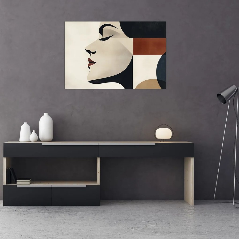 Kép - Nő profilból (90x60 cm)