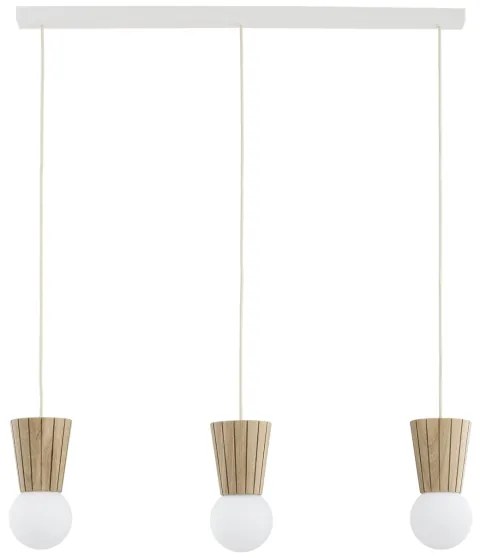 Argon 6357 - Fürdőszobai kábeles függőlámpa VOLANTE 3xG9/6W/230V IP44 bézs