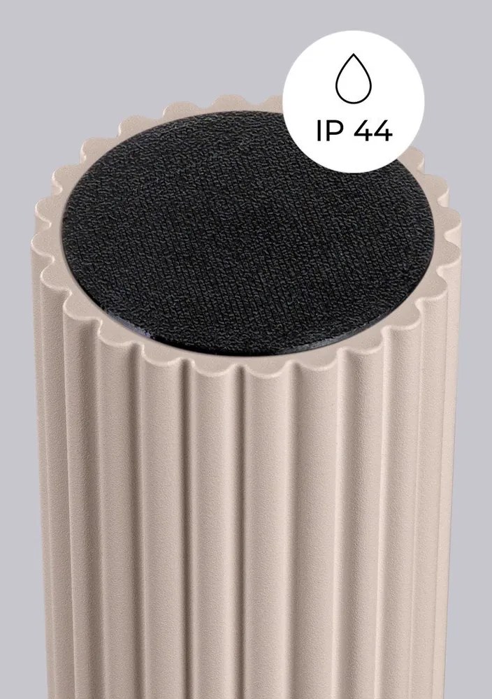 Szürkésbarna mennyezeti lámpa üveg búrával ø 12 cm Orbital – Sollux