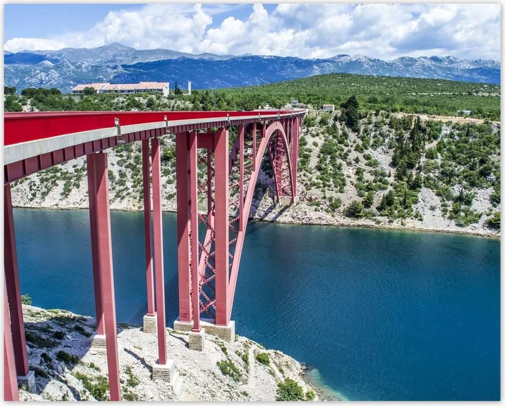 Poszterek 50x40 Horvátország Maslenica híd