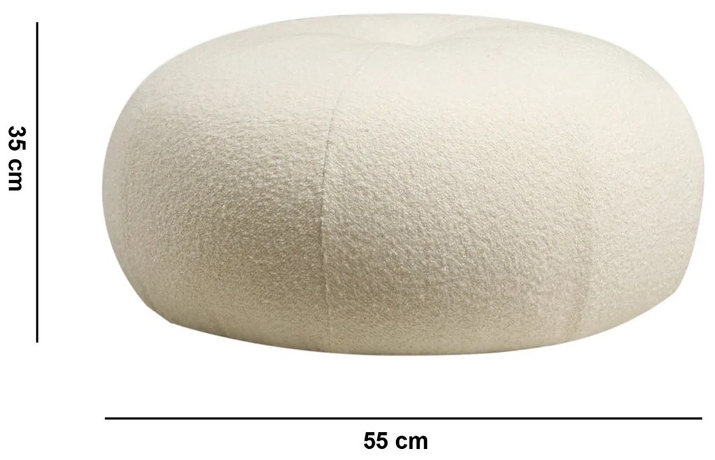 Tina Bouclet White zsámoly