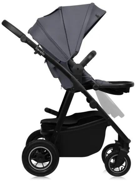 Lionelo - 3 az 1-ben kombinált babakocsi AMBER PLUS Szürke Grafit