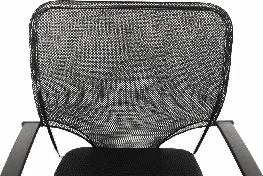 Szék tárgyalóterembe, fekete, UMUT