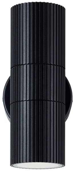 Brilliant - Kültéri fali lámpa KEOLA 2xGU10/10W/230V IP44 fekete