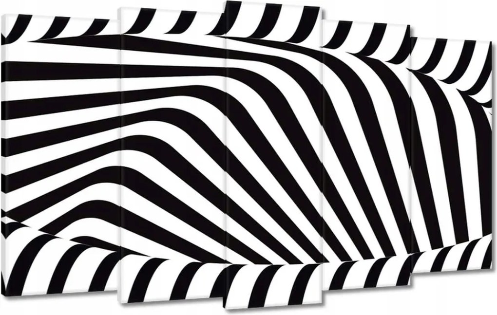 Festmények 100x60 Absztrakt fekete-fehér