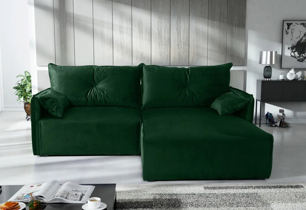 LINON ágyazható sarok ülőgarnitúra, 220x85x179, royal 25, balos