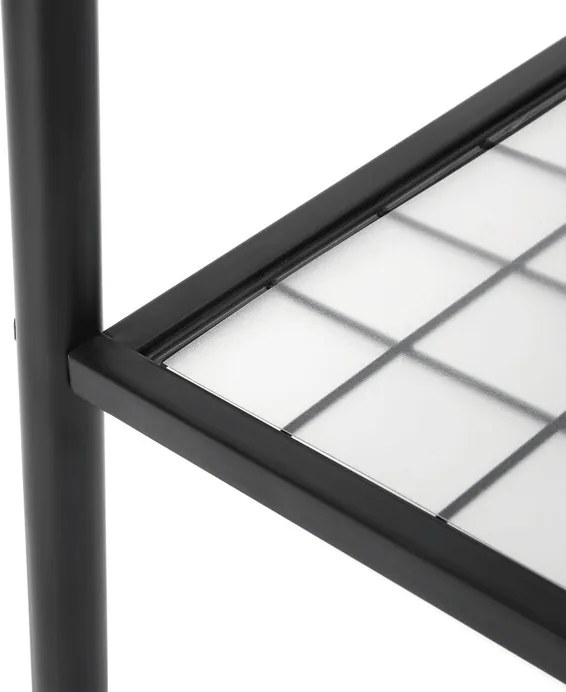 Álló fogas, fém, fekete, AUV-E1023 BK