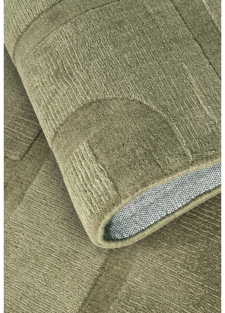 Zöld kézi szövésű gyapjú futószőnyeg 80x250 cm Alexis – Villeroy&Boch