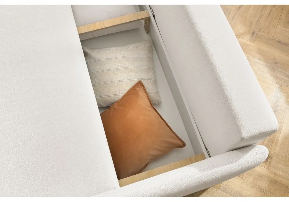 Bézs kinyitható kanapé 211 cm Marcel – Bobochic Paris