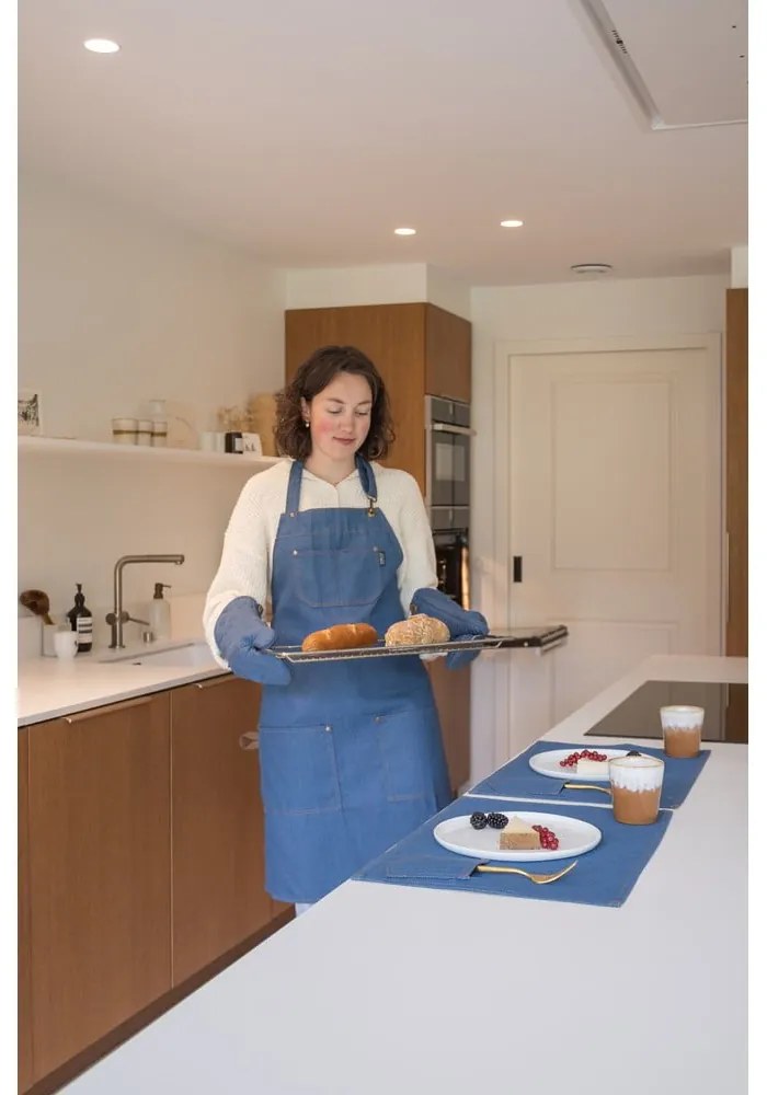 Textil tányéralátét 45x33 cm Indigo – Tiseco Home Studio