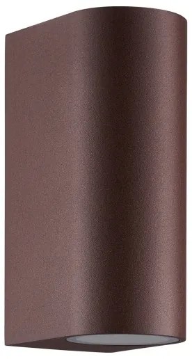 Nordlux - Kültéri fali lámpa DION 2xGU10/25W/230V IP44 rezavá