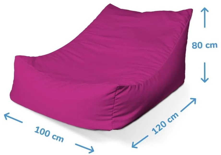 Lounge babzsák bordó, piros