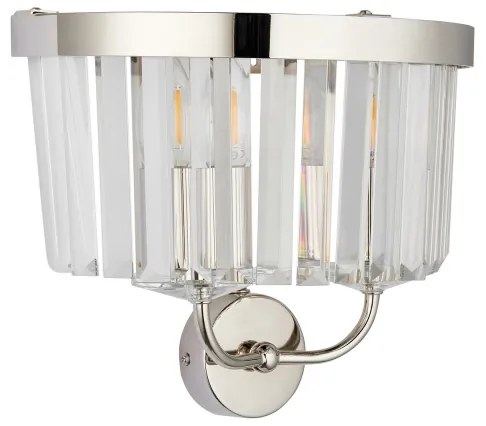 Endon 106448 - CHESTERFIELD fali lámpatest 2xE14/6W/230V fényes króm