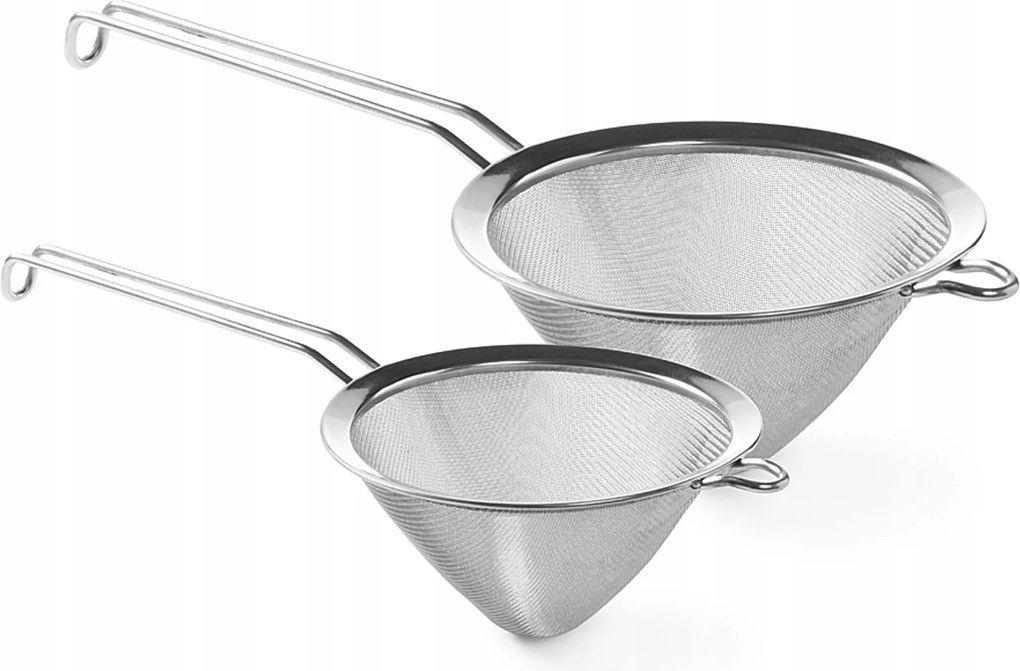 Kínai Kúpos Szita Sűrű Acél Hálóval Konyhai Erős És Tartós