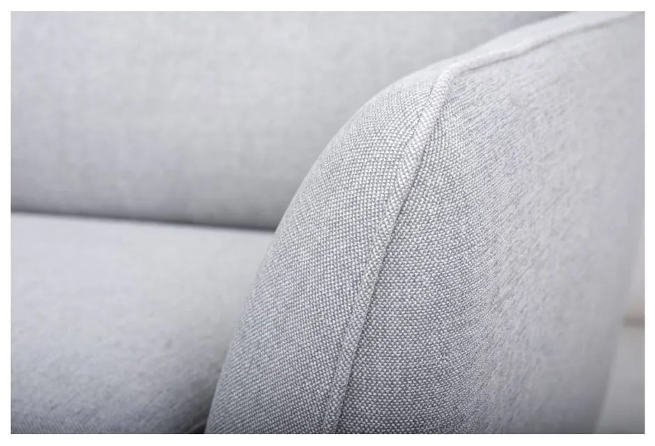 Paris világosszürke sarokkanapé, bal oldali - Scandic