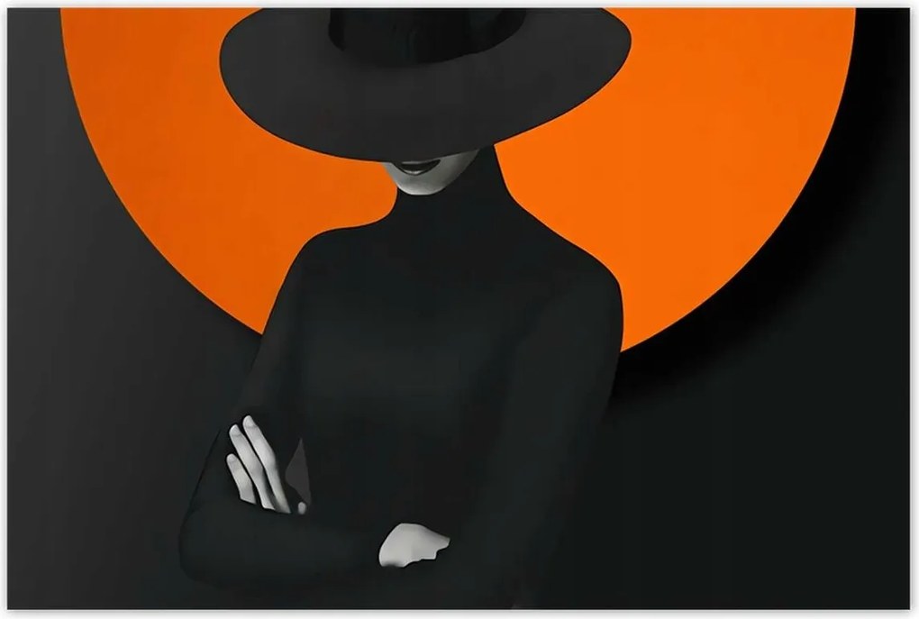 Poszterek 120x80 Elegancia a kalapban