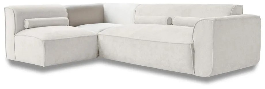 Krémszínű sarokkanapé (bal oldali) Flex Felix – Miuform