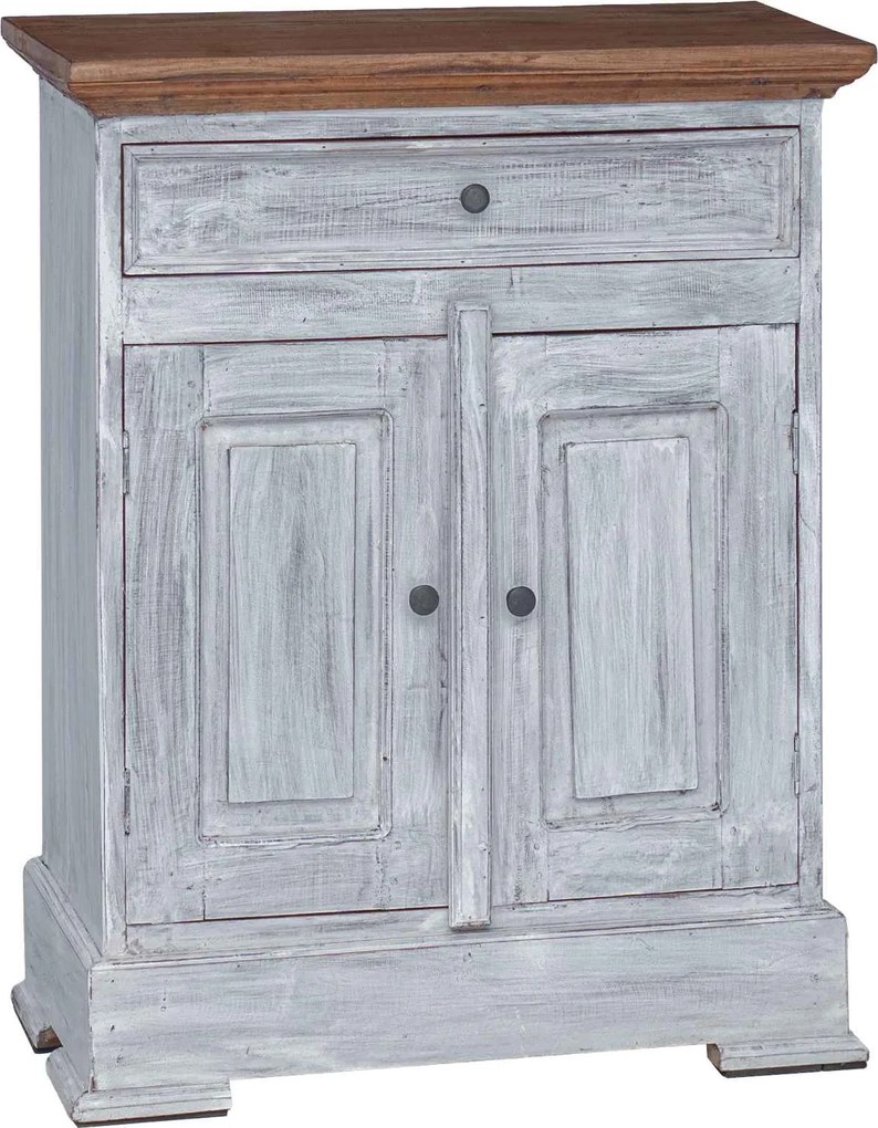vidaXL Tárolószekrény 63 x 30 x 79 cm Tömör Mahagóni Fa