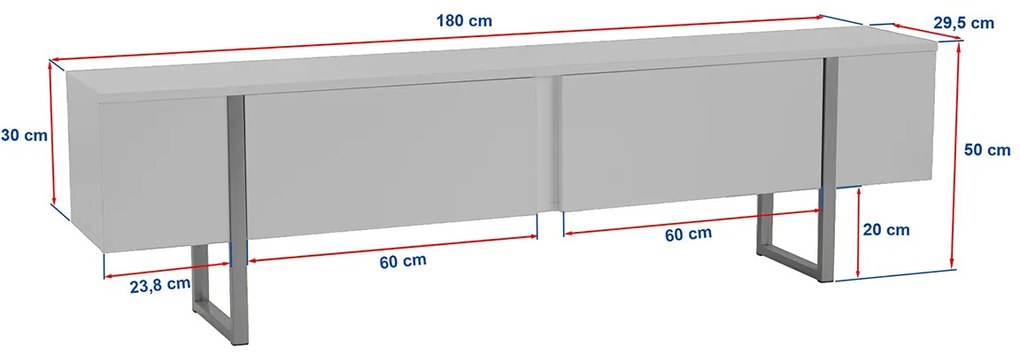 Serenity Travertine TV-állvány
