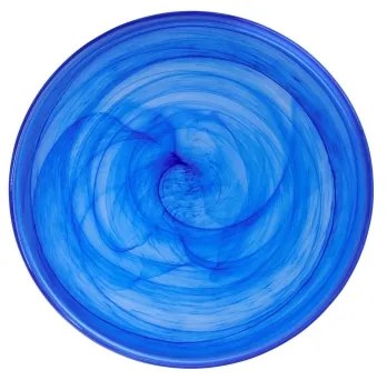 18 részes étkészlet kék/üveg