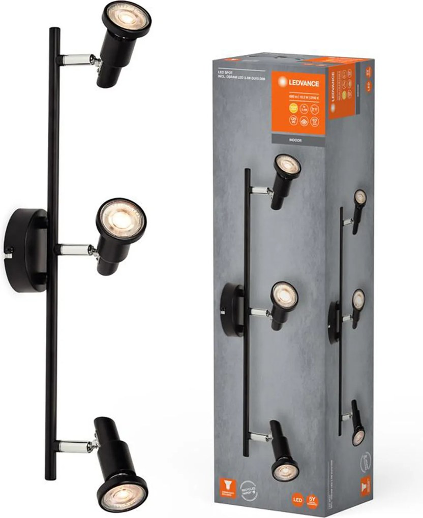 Led Fali lámpa Mennyezeti fali lámpa Falra szerelhető lámpatest 10.2W 690lm 3000K Spot