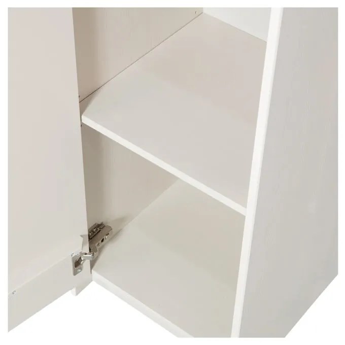 Krémszínű borovi fenyő moduláris szekrény 40x210 cm Basu – WOOOD