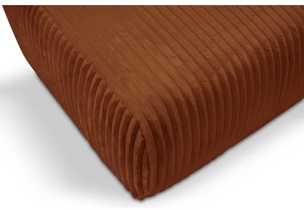 Puff FRIDA 82x75 cm, barna