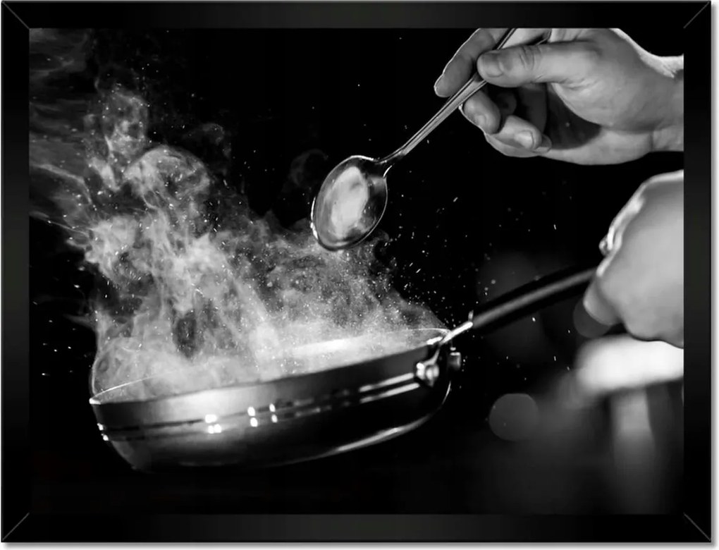 Poszterek keretben 40x30 Séf főzés