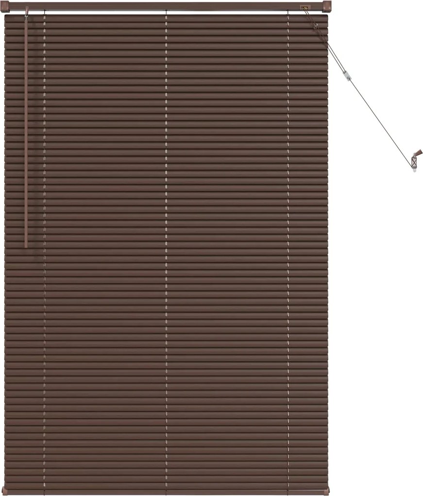 vidaXL Zsaluzia Állítható Sötét barna mintával 150 x 70 cm PVC