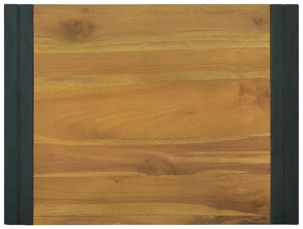 Tömör tíkfa fürdőszobaszekrény 60 x 45 x 35 cm