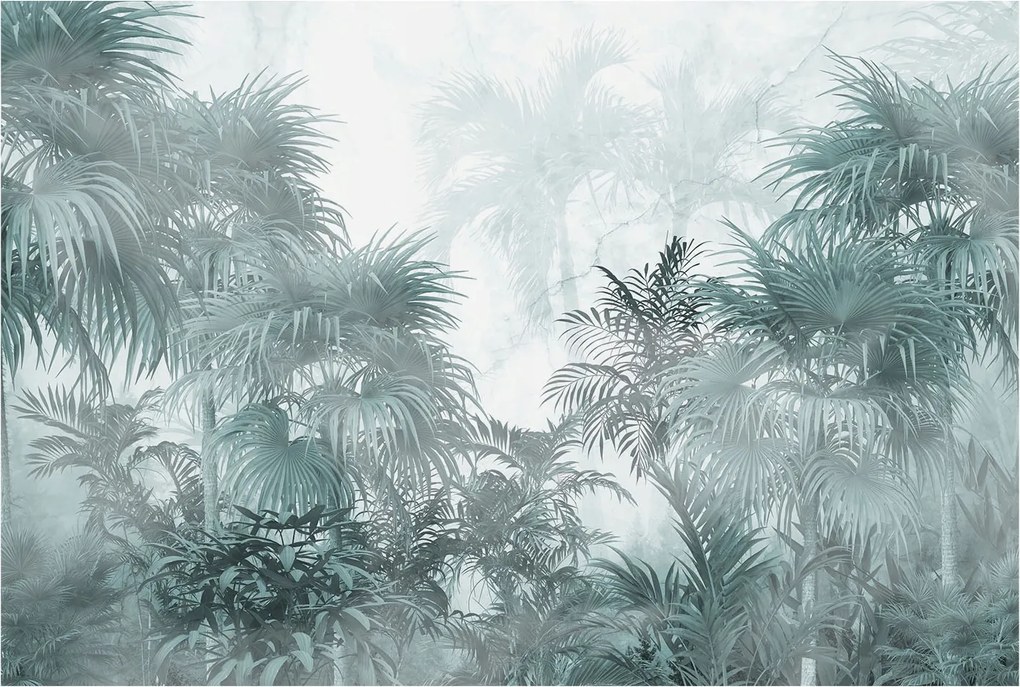 Fotótapéta Flizelin Design Divatos Egzotikus zöld 104x70 Ragasztó