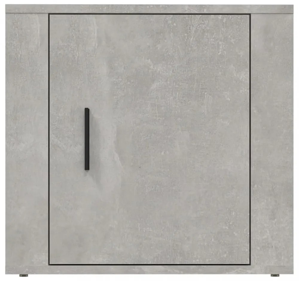 2 db betonszürke éjjeliszekrény 50x39x47 cm