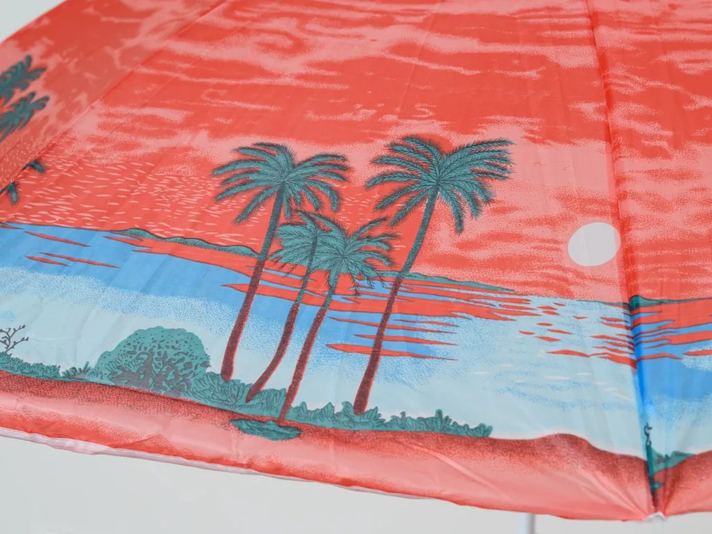 Napernyő PALM BEACH 180 cm, piros