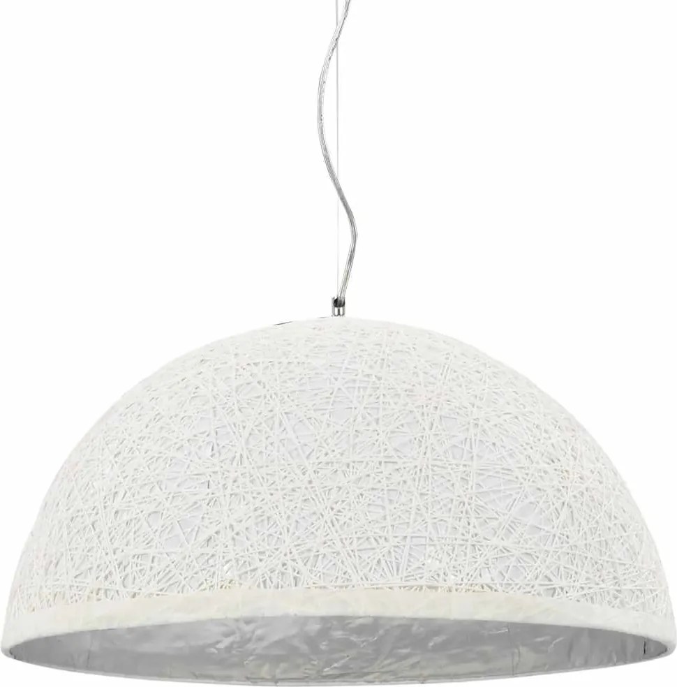 vidaXL fehér-ezüst függőlámpa Ø50 cm E27