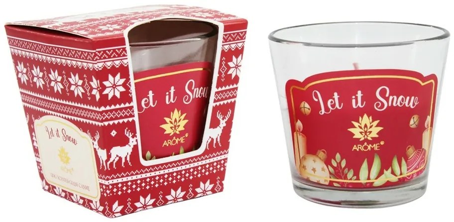 Arome Spiced Aple illatgyertya üvegben, 120 g