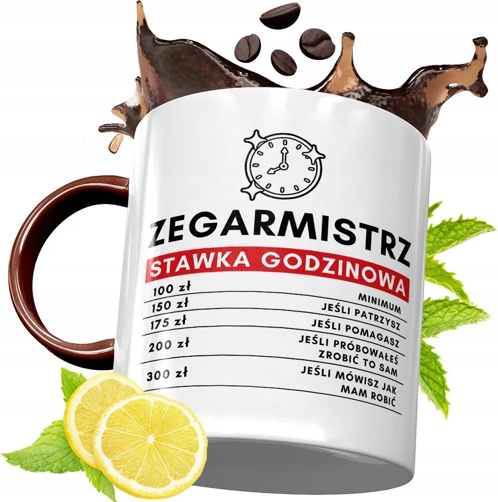 Bordó Bögre Óramesternek Születésnapra Ajándék fényképes nyomtatással