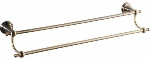 SAPHO 1318-11 Diamond dupla törülközőtartó 60 cm,bronz