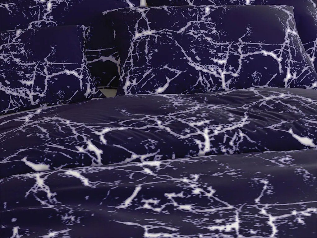 TEMPESTA lila pamut ágyneműhuzat Ágyneműhuzat mérete: 70 x 90 cm | 140 x 200 cm