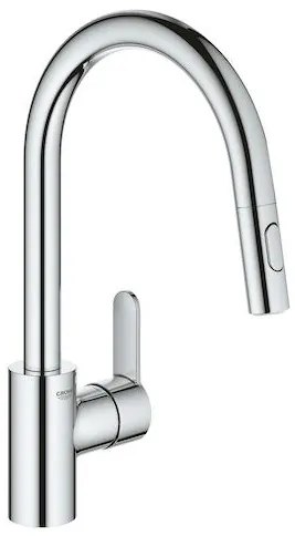 Mosogató csaptelep Grohe Eurostyle Cosmopolitan kihúzható zuhannyal króm 31482003
