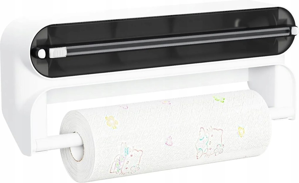 2in1 élelmiszeripari fólia diszpenzátor konyhai törölköző tartó rendszerező