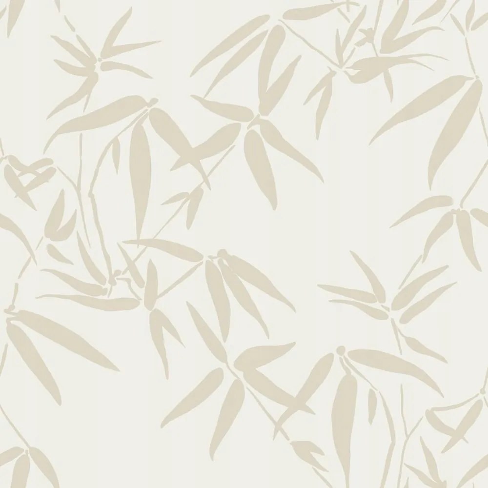 Tapéta Bézs Levelek A Hálószoba Nappaliba Levelek